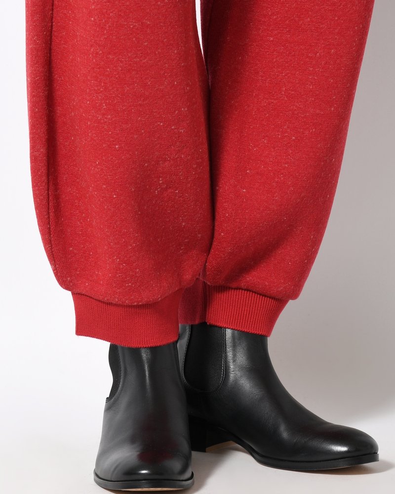 VINTAGE KNIT SWEATPANTS -RED-