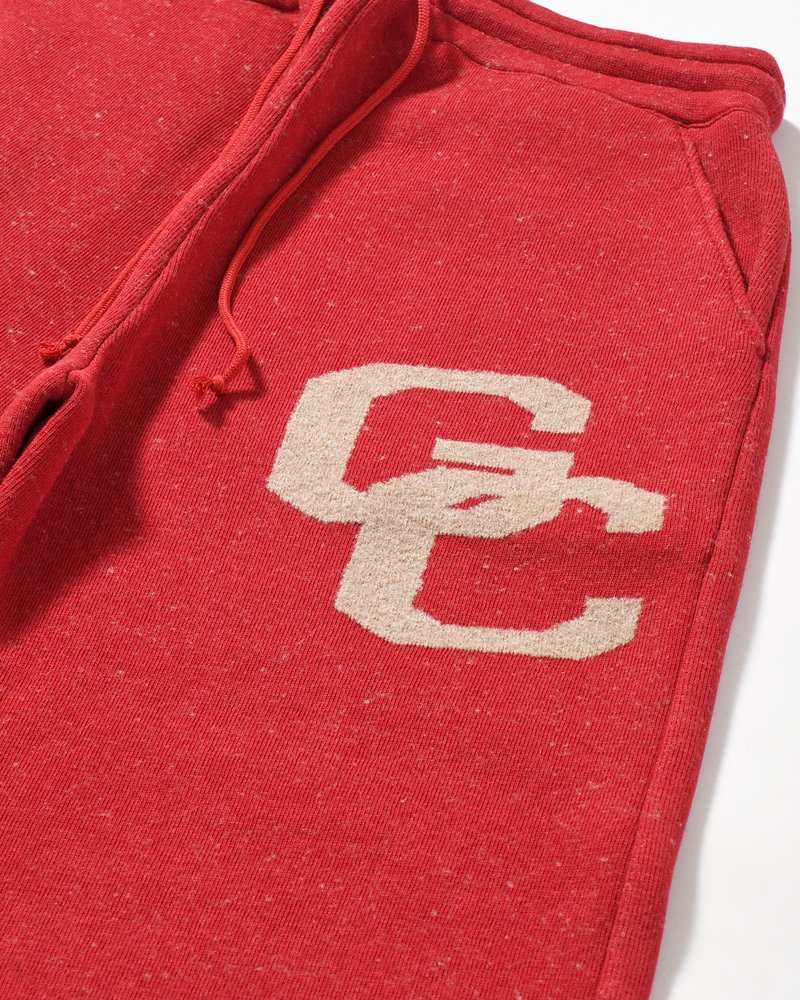VINTAGE KNIT SWEATPANTS -RED-