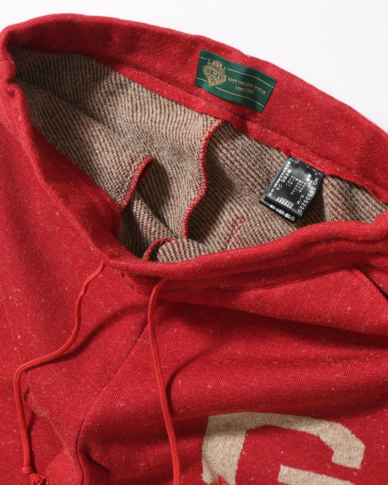 VINTAGE KNIT SWEATPANTS -RED-
