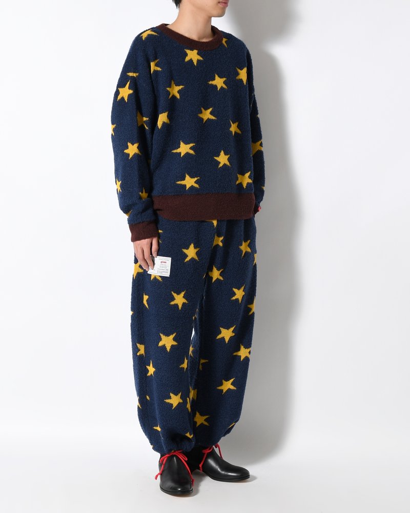 TOO MANY STARS SWEATER -NAVY-