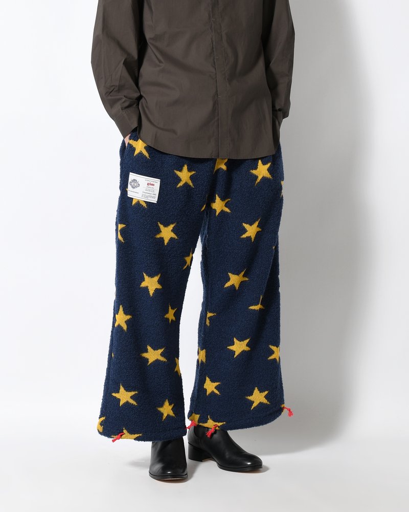 TOO MANY STARS PANTS -NAVY-