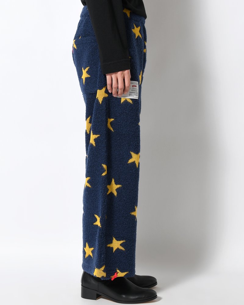 TOO MANY STARS PANTS -NAVY-