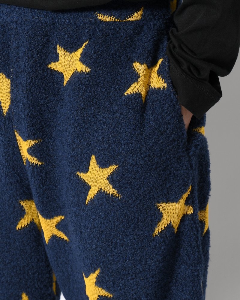 TOO MANY STARS PANTS -NAVY-