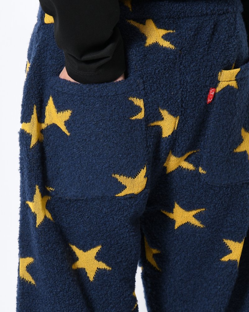 TOO MANY STARS PANTS -NAVY-