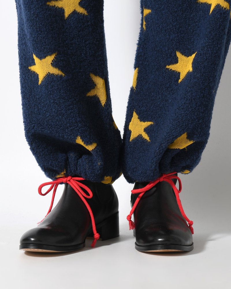 TOO MANY STARS PANTS -NAVY-
