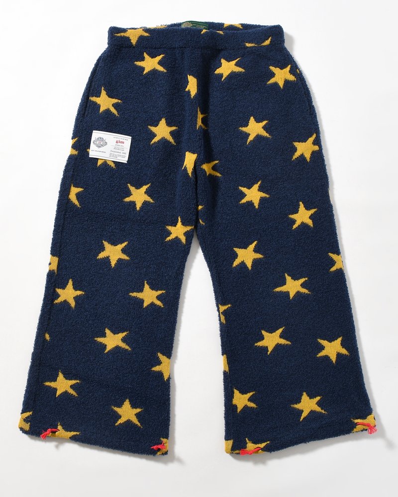 TOO MANY STARS PANTS -NAVY-