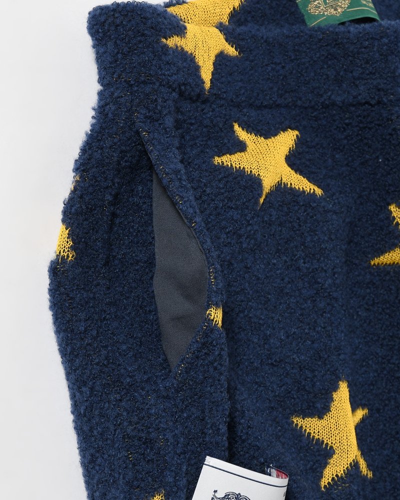 TOO MANY STARS PANTS -NAVY-