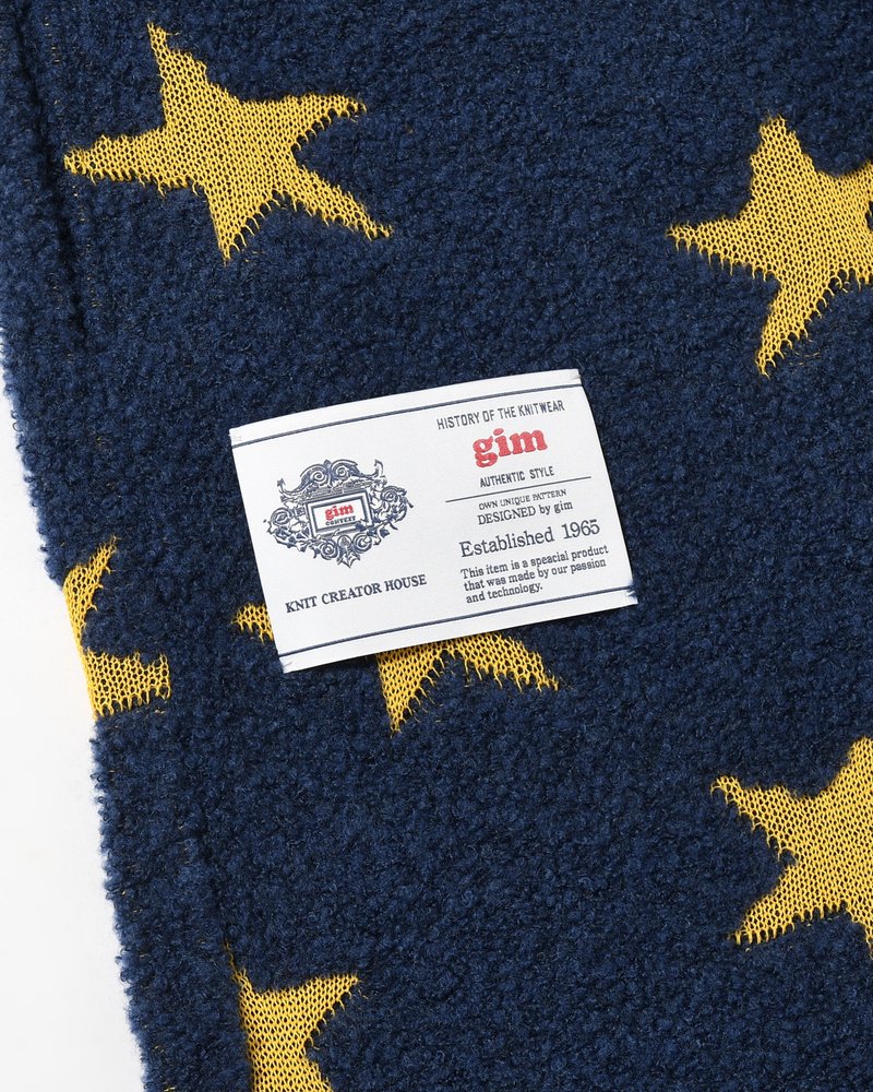 TOO MANY STARS PANTS -NAVY-