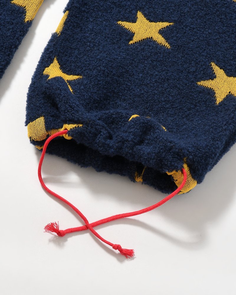 TOO MANY STARS PANTS -NAVY-