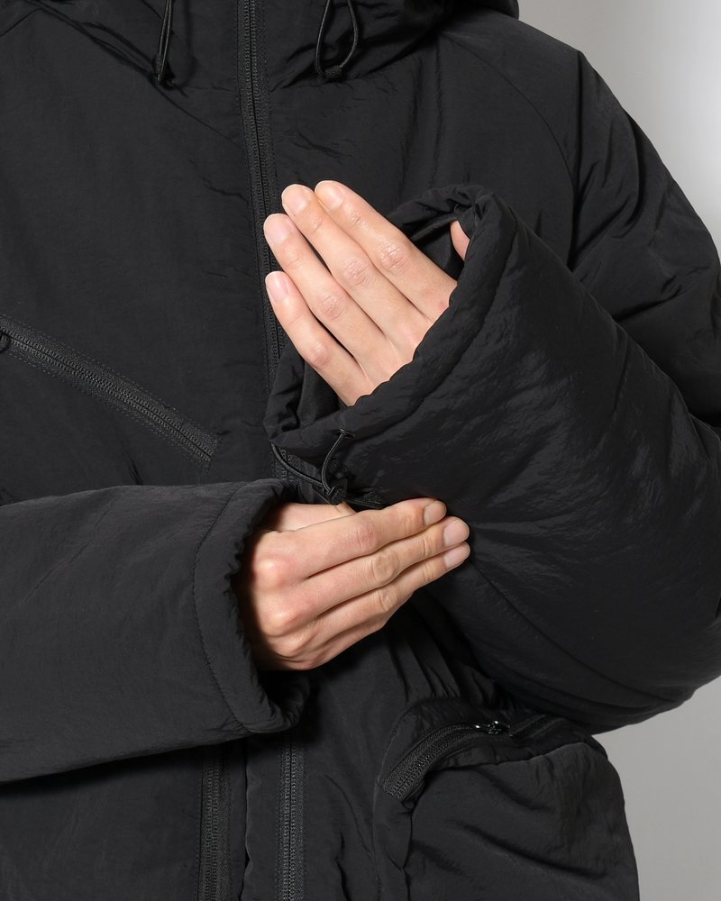 CPG MULTI POCKET PUFF JACKET -BLACK-