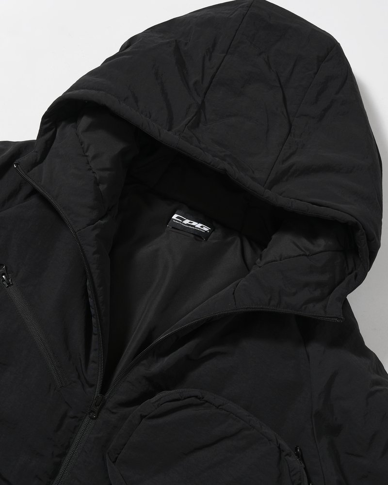 CPG MULTI POCKET PUFF JACKET -BLACK-