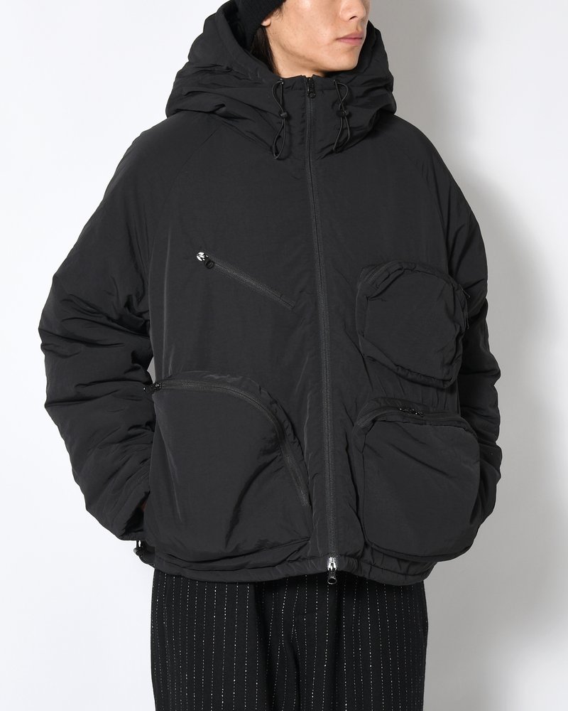 CPG MULTI POCKET PUFF JACKET -BLACK-