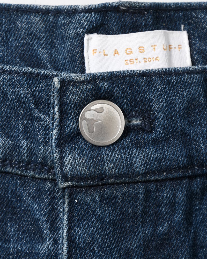DENIM BALLOON TROUSER(WASHED) -INDIGO-