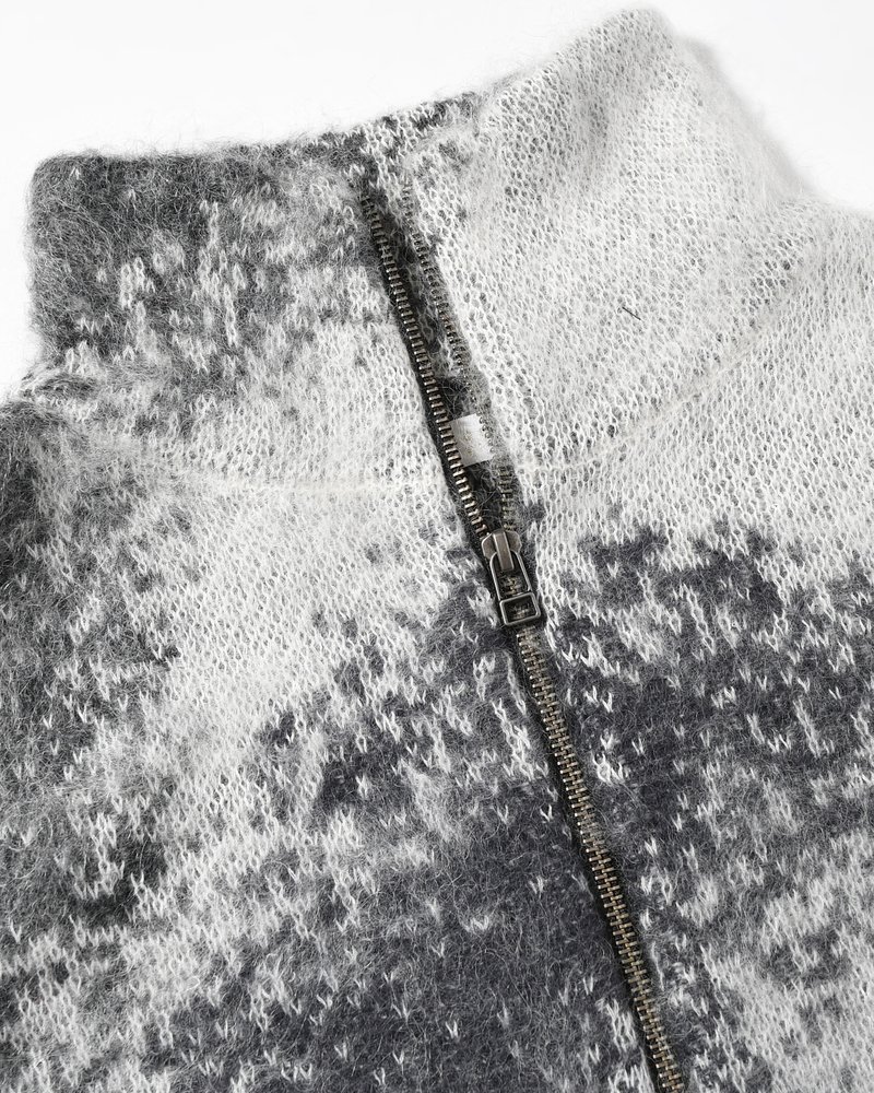 GRADATION H/Z SWEATER -BLACK-