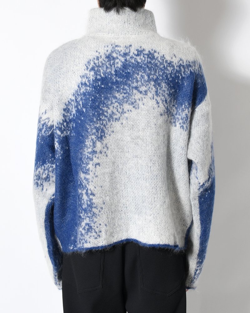 GRADATION H/Z SWEATER -BLUE-