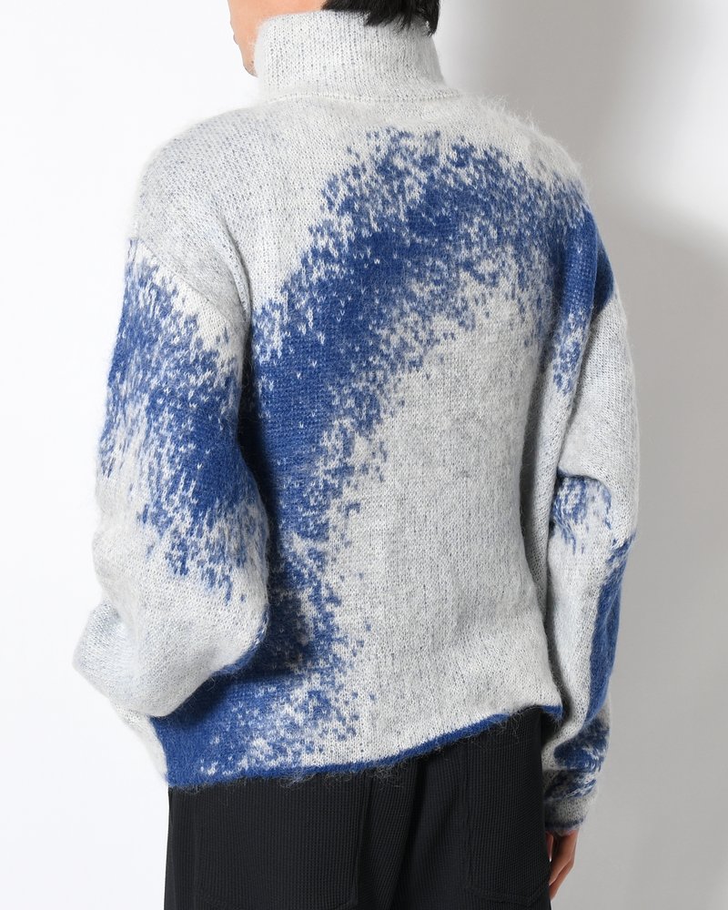 GRADATION H/Z SWEATER -BLUE-