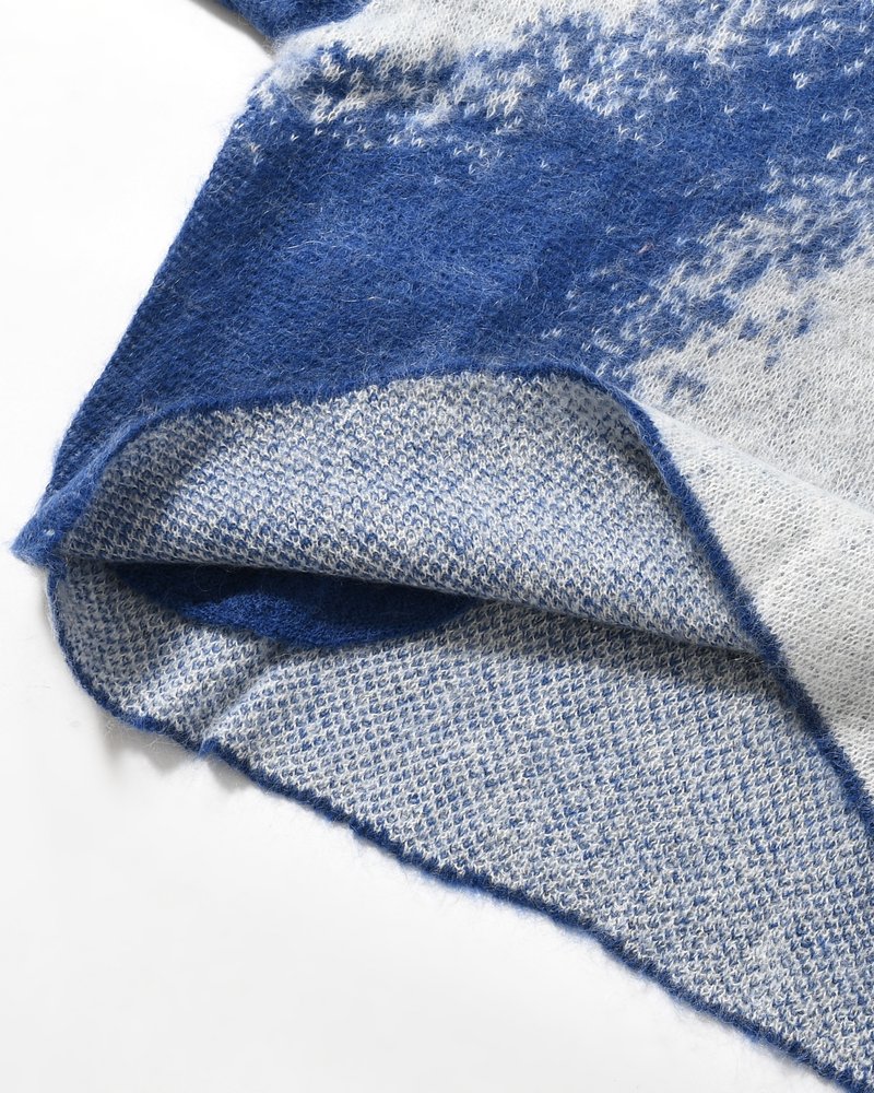 GRADATION H/Z SWEATER -BLUE-