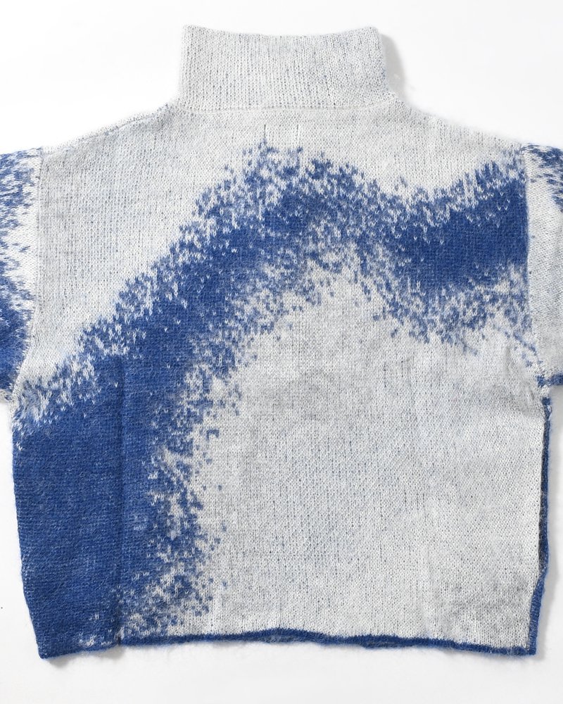 GRADATION H/Z SWEATER -BLUE-