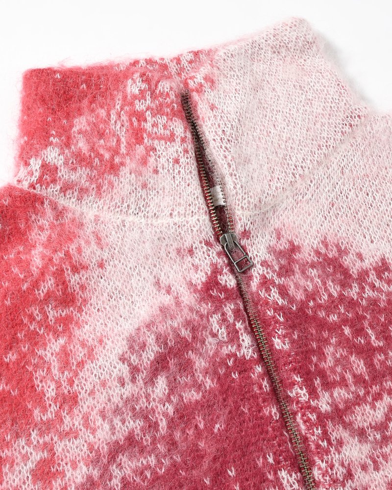 GRADATION H/Z SWEATER -RED-