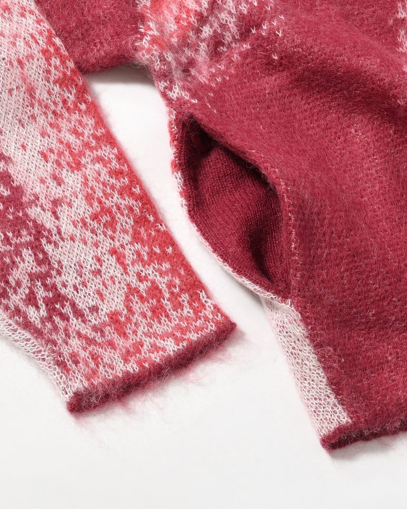 GRADATION H/Z SWEATER -RED-