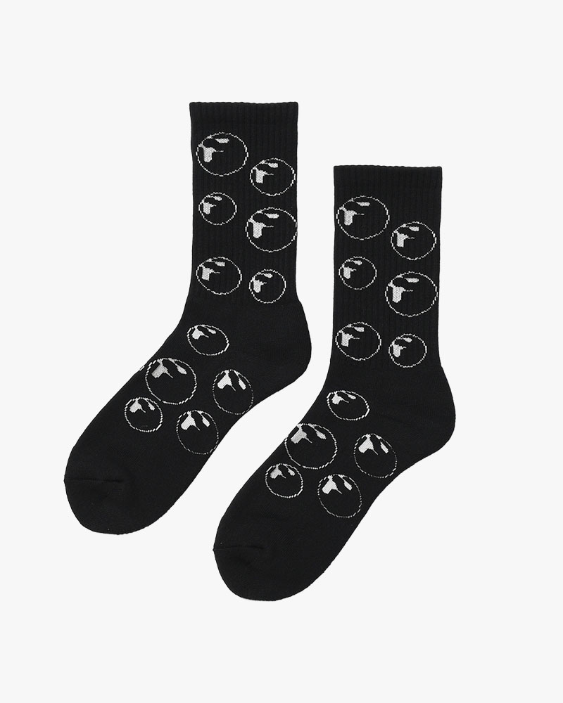 SYMBOL LOGO SOCKS -BLACK-