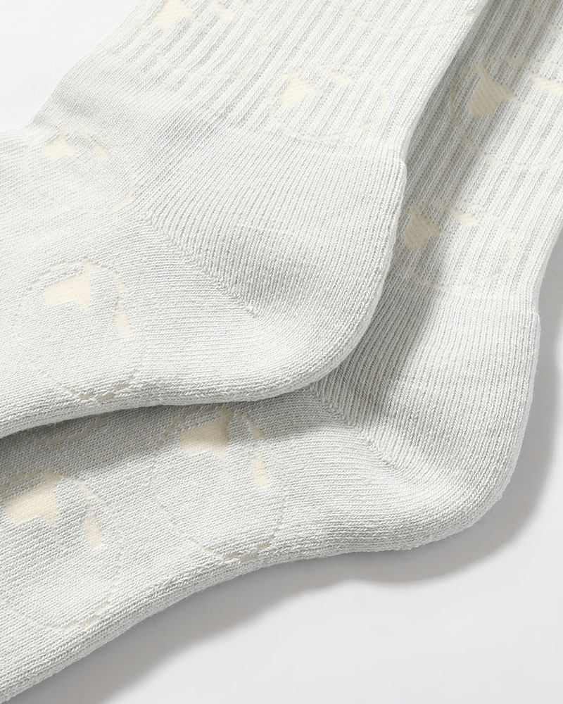 SYMBOL LOGO SOCKS -GRAY-