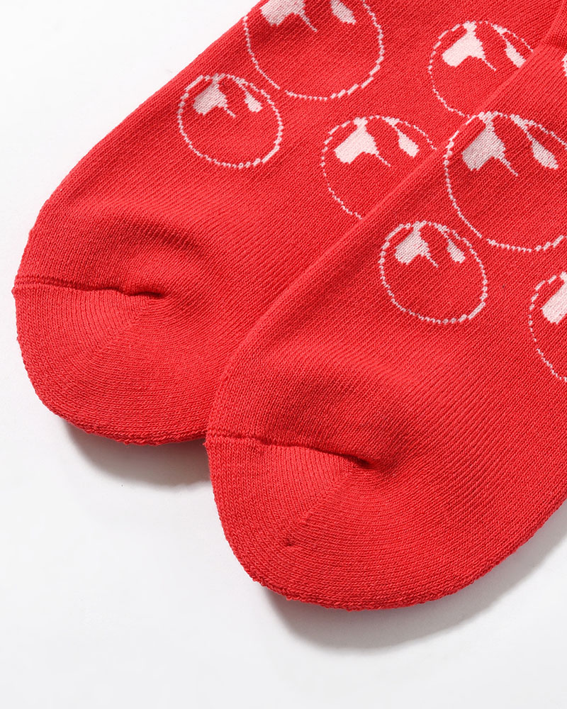 SYMBOL LOGO SOCKS -RED-
