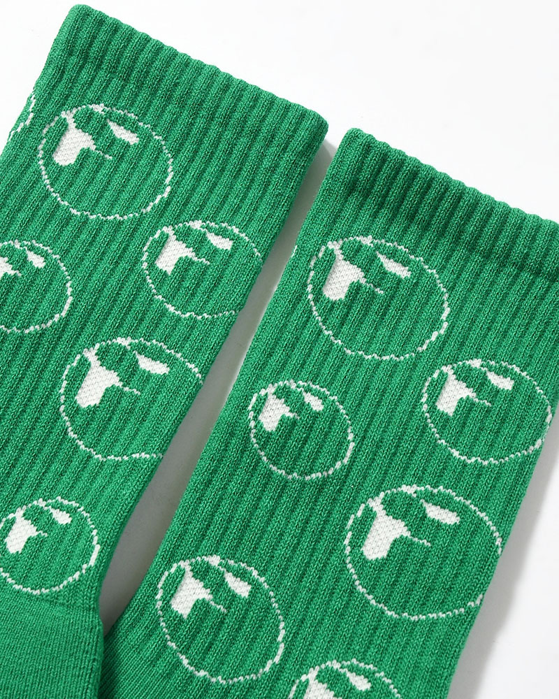 SYMBOL LOGO SOCKS -GREEN-