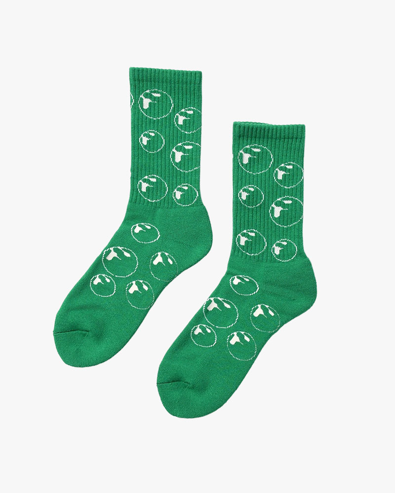SYMBOL LOGO SOCKS -GREEN-