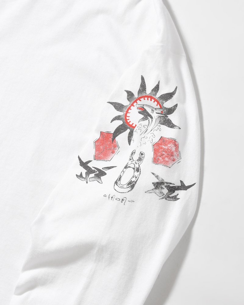RODMAN L/S TEE -WHITE-