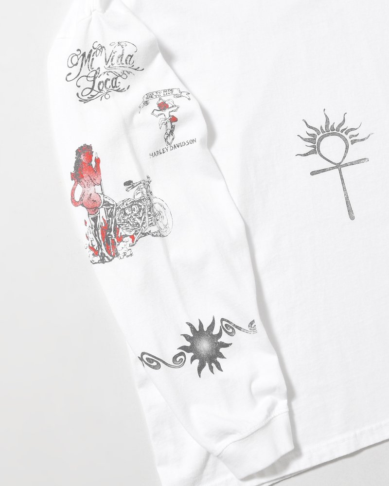 RODMAN L/S TEE -WHITE-