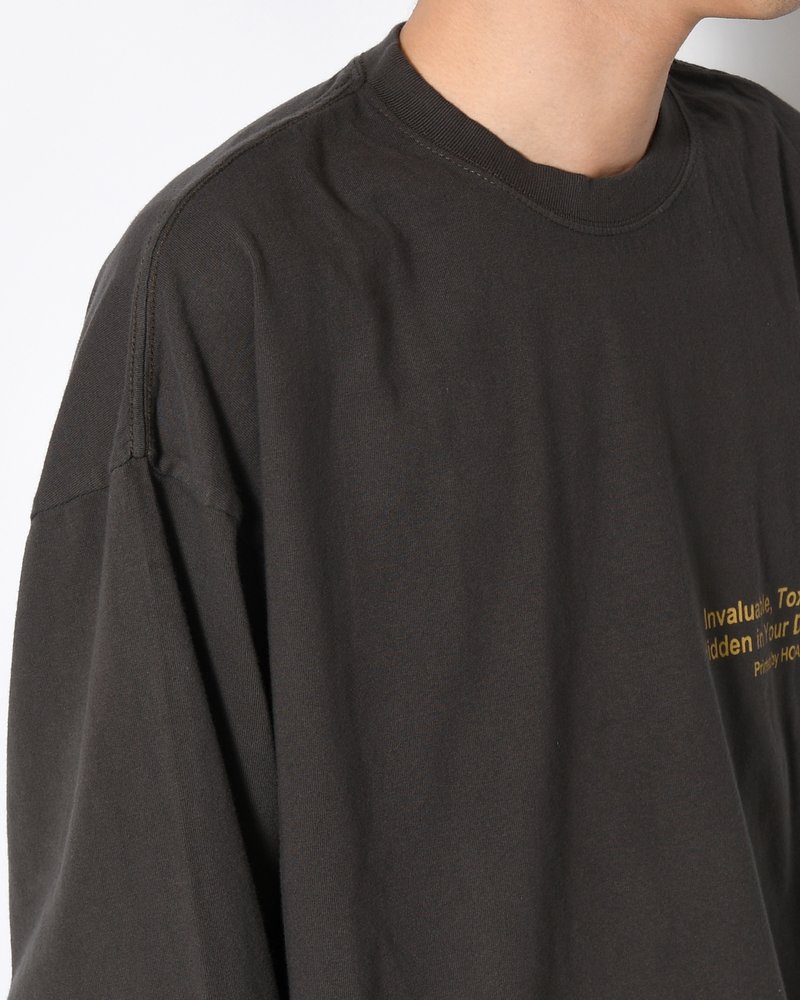 DUMPSTER L/S TEE -CHARCOAL-