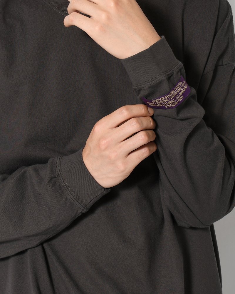 DUMPSTER L/S TEE -CHARCOAL-