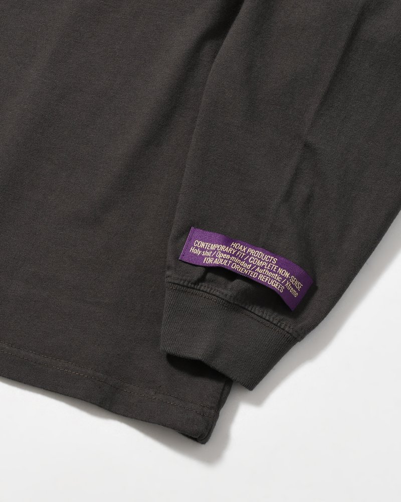 DUMPSTER L/S TEE -CHARCOAL-