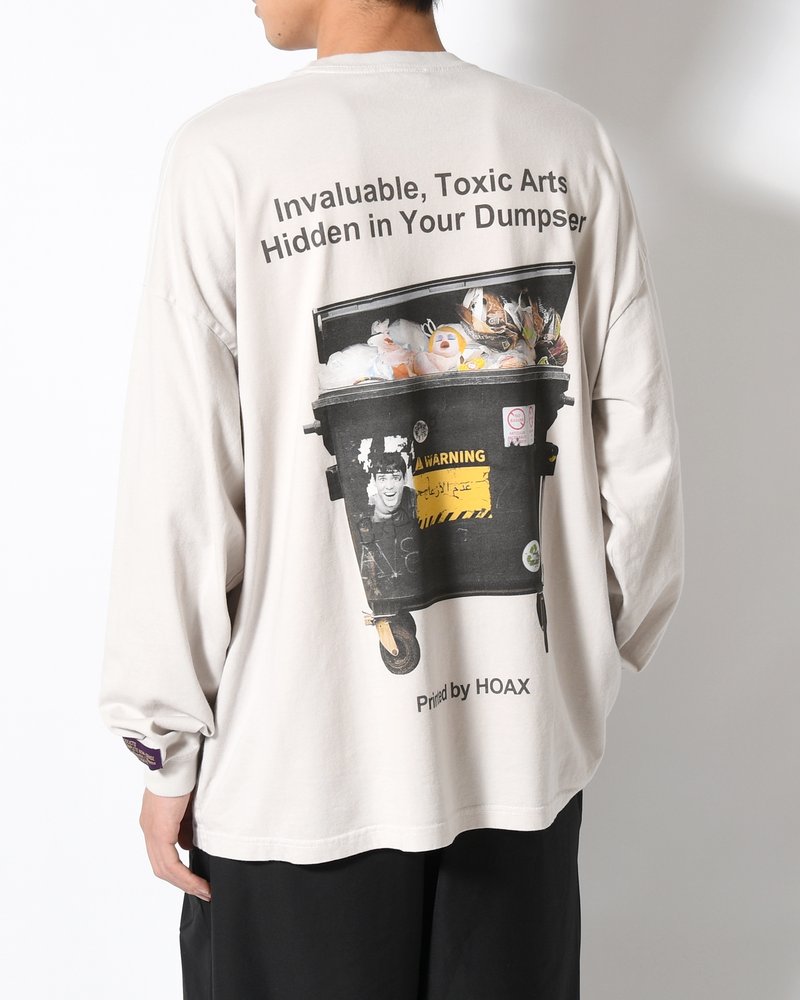 DUMPSTER L/S TEE -FROST GRAY-