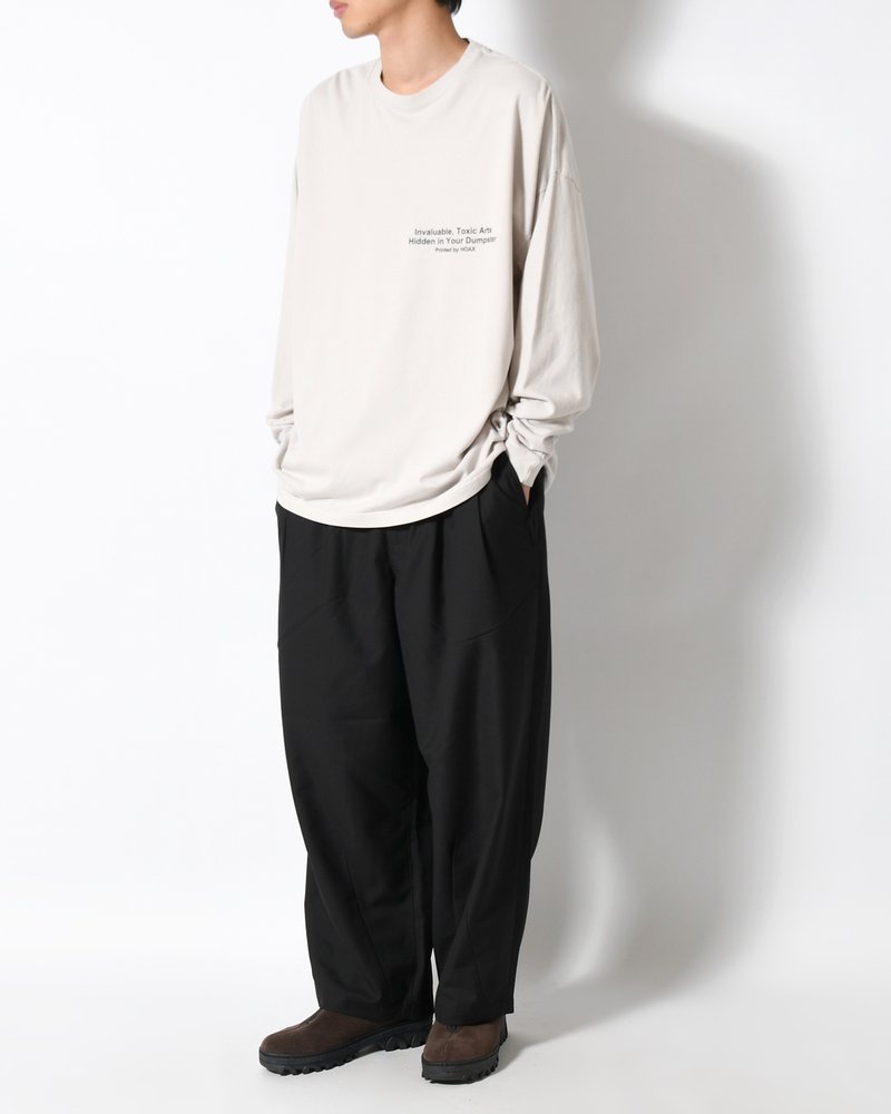DUMPSTER L/S TEE -FROST GRAY-