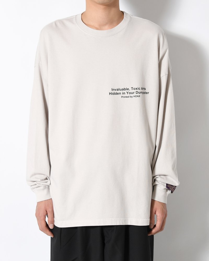 DUMPSTER L/S TEE -FROST GRAY-