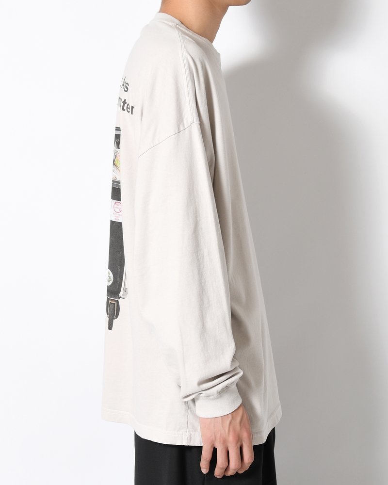 DUMPSTER L/S TEE -FROST GRAY-