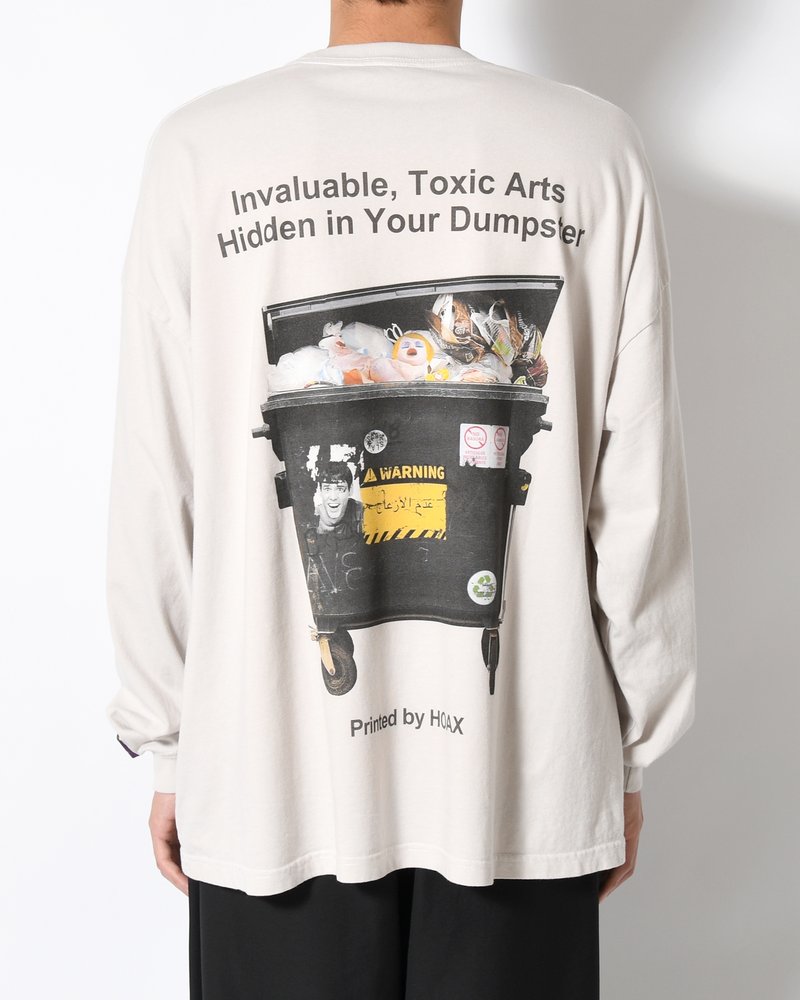 DUMPSTER L/S TEE -FROST GRAY-