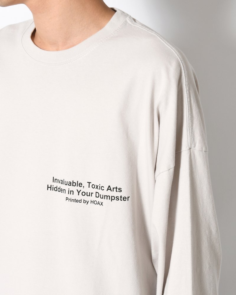 DUMPSTER L/S TEE -FROST GRAY-