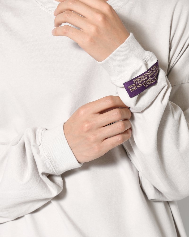 DUMPSTER L/S TEE -FROST GRAY-
