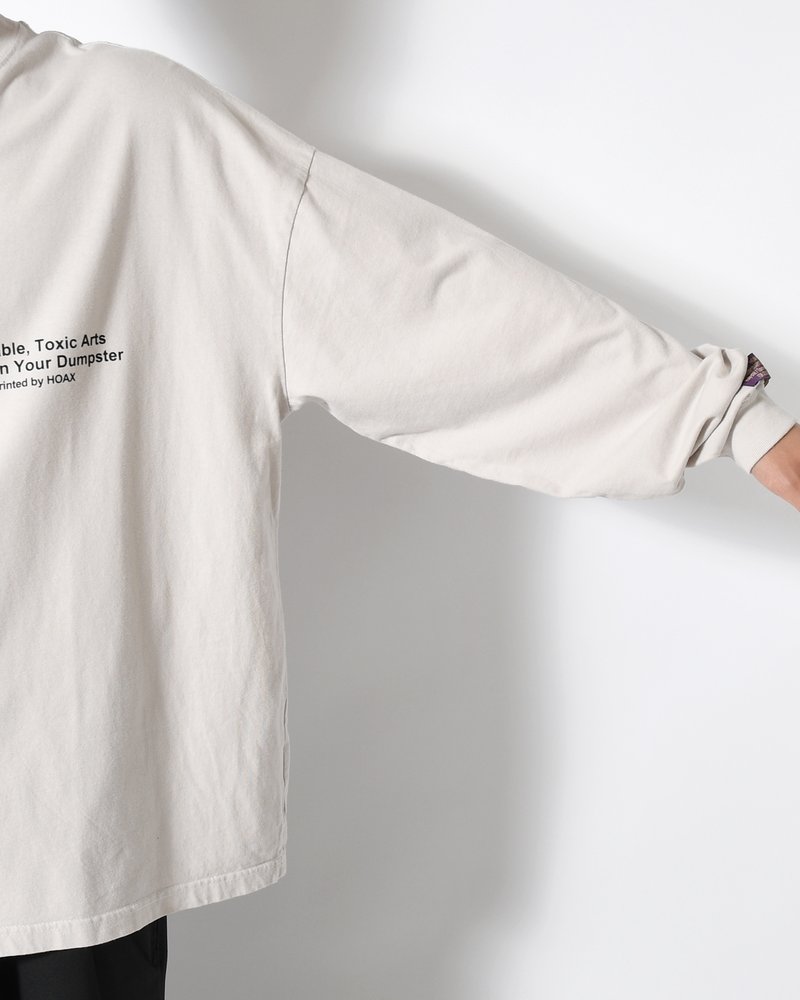 DUMPSTER L/S TEE -FROST GRAY-