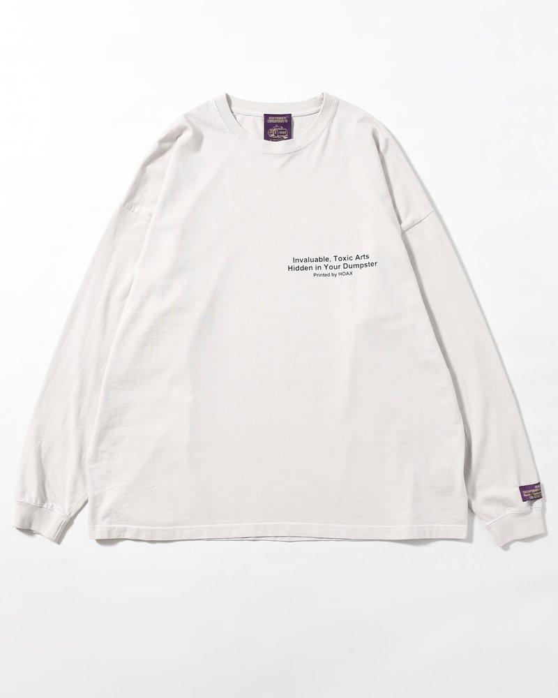 DUMPSTER L/S TEE -FROST GRAY-