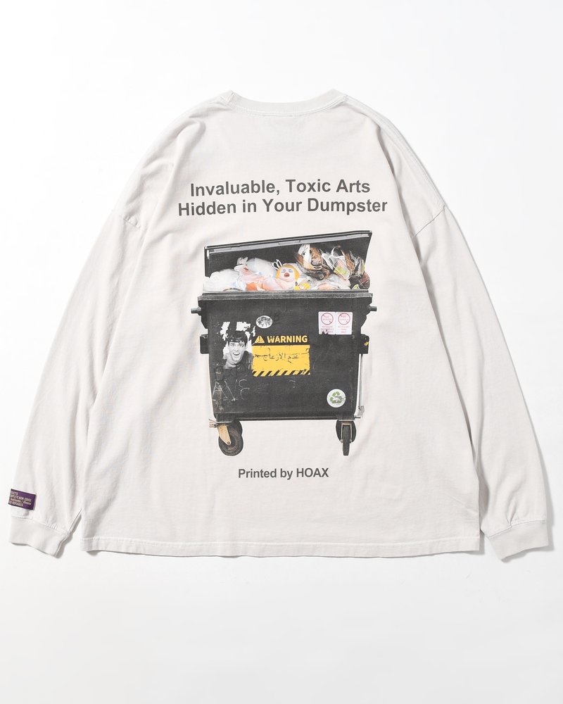 DUMPSTER L/S TEE -FROST GRAY-
