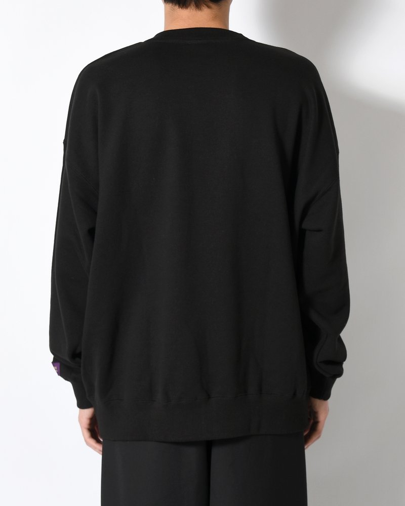 XXL CREWNECK SWEATSHIRT -BLACK-
