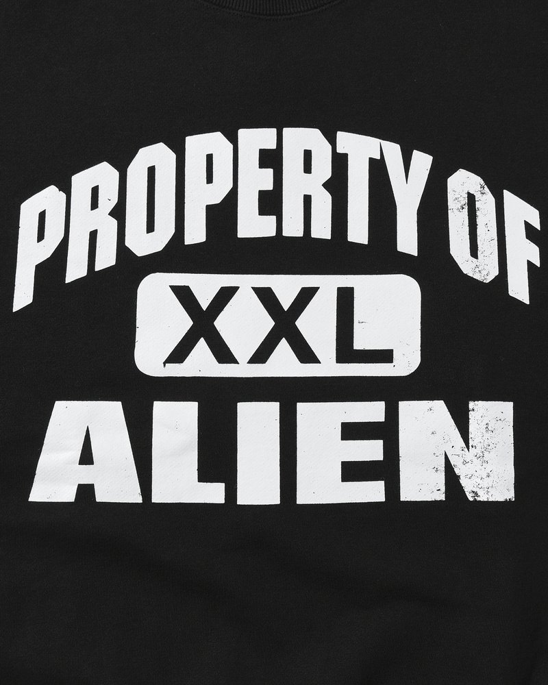 XXL CREWNECK SWEATSHIRT -BLACK-