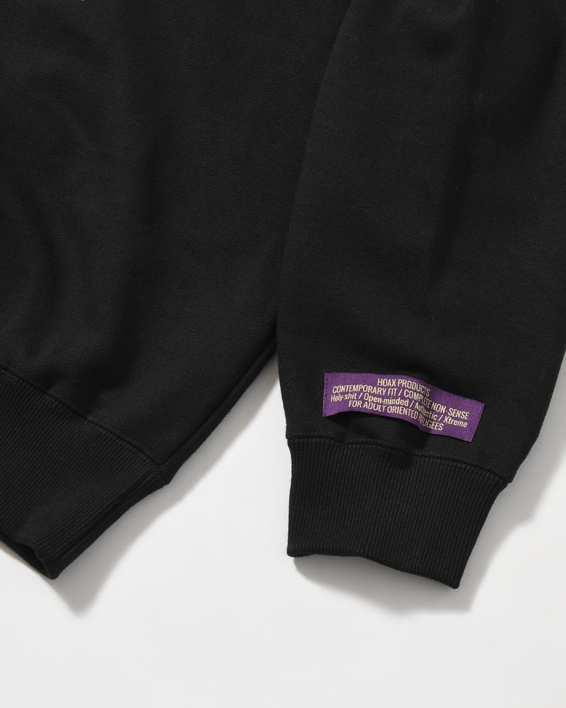 XXL CREWNECK SWEATSHIRT -BLACK-
