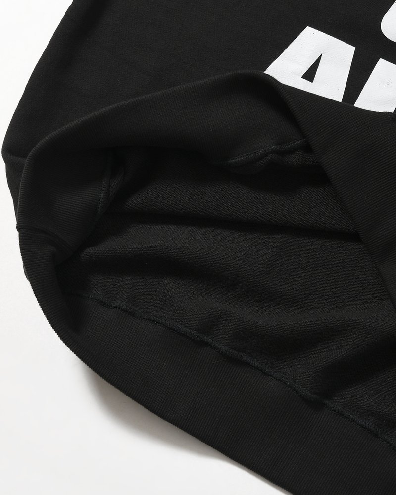XXL CREWNECK SWEATSHIRT -BLACK-