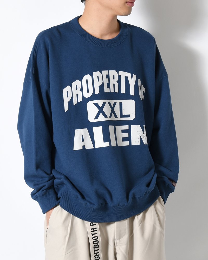 XXL CREWNECK SWEATSHIRT -D.BLUE-