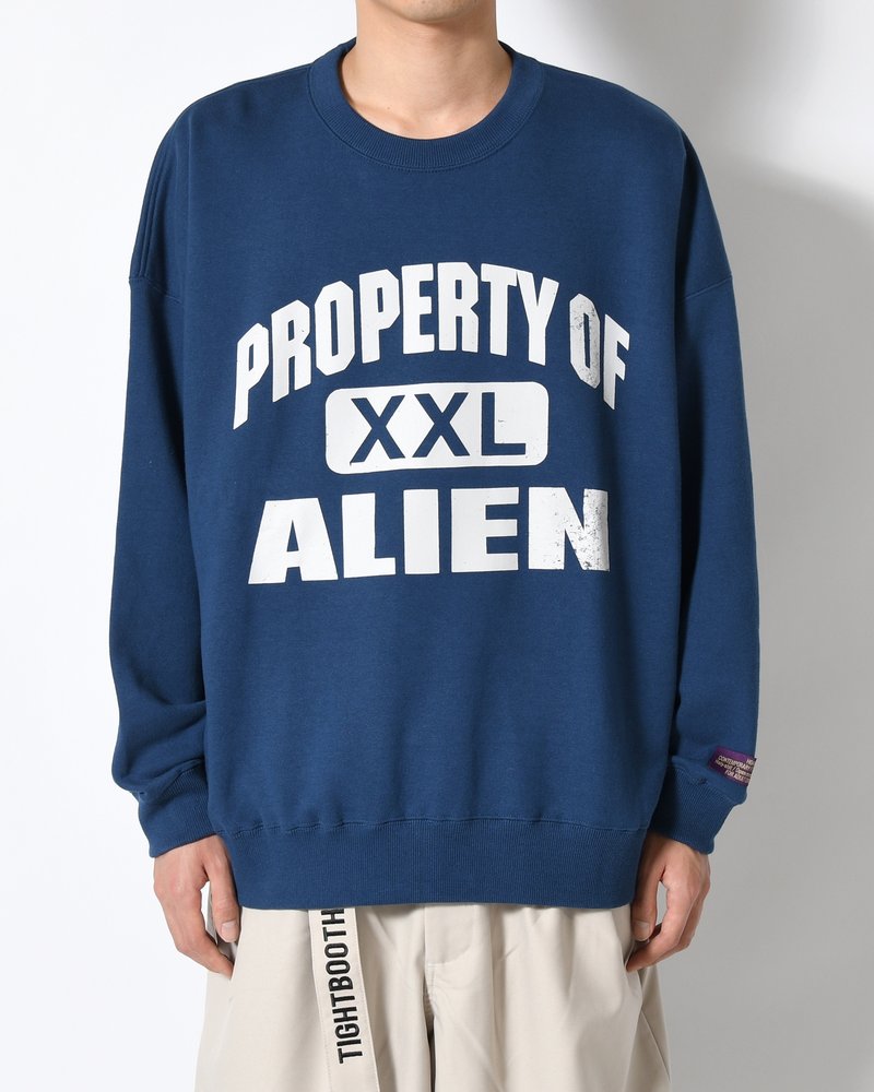 XXL CREWNECK SWEATSHIRT -D.BLUE-